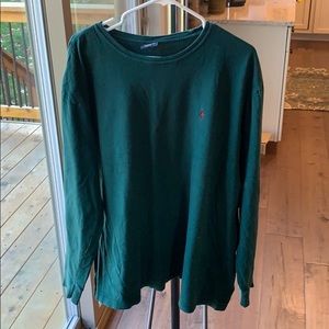 Polo men’s XXL green long sleeve shirt